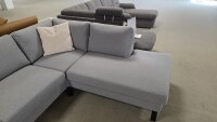 Ecksofa Candy 2.0 grau Komfortbett Kopfstütze ca. 284x220 cm