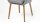 Stuhl NORA Armlehnstuhl Sessel in Vintage Stoff hell grau Eiche