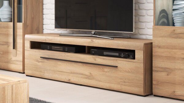 TV-Lowboard TULSA mit Schubkasten 160 cm in Grandson Eiche Dekor