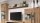 Wohnwand TULSA Anbauwand Wohnzimmer Vitrine Grandson Eiche 4-tlg