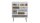Kommode THAIS Highboard weiß mit 11 Schubkästen bunt