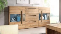 Wohnzimmer Set TULSA Komplettset 6-tlg Grandson Eiche