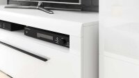 Wohnzimmer Set TULSA Komplettset 6-tlg weiß Hochglanz