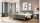 4-teiliges Schlafzimmer-Set EVORA Eiche Lefkast Dekor grün