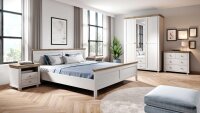 Drehtürenschrank EVORA 3trg Eiche Lefkast Dekor Abisko Ash