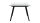 Esstisch MONTI Tisch Glas Gestell schwarzes Metall 180x90 cm