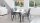 Esstisch MONTI Tisch Glas Gestell schwarzes Metall 180x90 cm