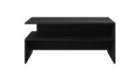 Couchtisch Tisch ATHENS Beistelltisch in schwarz matt 100x60