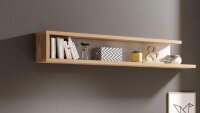 Wandboard SINTRA Wandregal weiß Hochglanz 160 cm