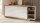 Sideboard SINTRA Kommode weiß Hochglanz Eiche 220cm