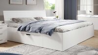 Bett BERLIN Doppelbett weiß 180x200 mit 2...