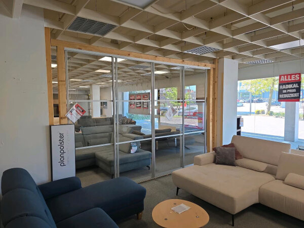 Raumteiler, Idee Concept Raumplus 369x256 cm