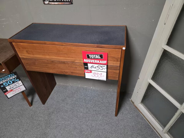 Theke Team 7 Nussbaum Natur geölt 100,2 x 97,5 x 39,5 cm