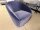 Freistil Rolf Benz Sessel 178 Stoff 6081 violettblau ca. 81x78x83 cm