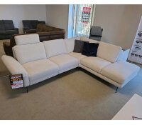 Ecksofa Living beige natur ca. 266x223 cm Relaxfunktion motorisch