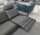Ecksofa Mesa Leder anthrazit ca. 230x263 cm mit Relaxfunktion motorisch
