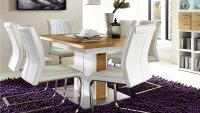Esstisch LIGHT LINE Synchronauszug Eiche furniert 160-205...