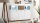 Highboard LIGHT LINE 2 weiß matt Lack und Eiche inkl. LED
