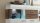 Highboard LIGHT LINE 2 weiß matt Lack und Eiche inkl. LED