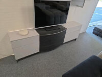 Wohnwand Media Exclusiv Grau/Anthrazit