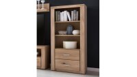 Regal TABEA Standregal Wildeiche Bianco teilmassiv 66 cm