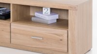 TV Board TABEA Holz Wildeiche Bianco teilmassiv 138 cm