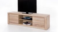 TV Board TABEA Wildeiche Bianco teilmassiv 175 cm