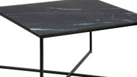 Couchtisch ALISMA Beistelltisch Tisch in Glas schwarz...