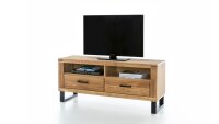 TV-Board TINA Lowboard Unterschrank in Eiche teilmassiv...