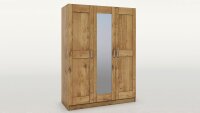 Kleiderschrank TONI 3S in Wildeiche 3-türig mit...