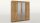 Kleiderschrank TONI 4S Wildeiche Schrank mit Spiegel 202 cm