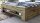 Futonbett SARAH Schubkastenbett Wildeiche massiv 140x200