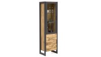 Vitrine 2270 JANNE Schrank in Eiche furniert 58 cm