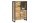 Highboard 2263 JANNE Vitrine in Eiche furniert 98 cm