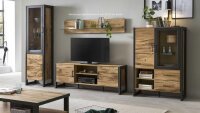 Wandboard 2280 JANNE Wandregal in Eiche furniert 118 cm