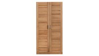 Kleiderschrank LIA 2 Schrank in Kernbuche teilmassiv 102 cm