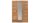 Kleiderschrank LIA 3S Schrank Kernbuche mit Spiegel 152 cm