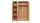 Kleiderschrank LIA 3S Schrank Kernbuche mit Spiegel 152 cm