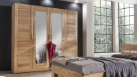 Kleiderschrank LIA 4S in Kernbuche 4-türig mit...