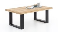 Couchtisch 2582 Massivholz Eiche mit Baumkante 110x70 cm