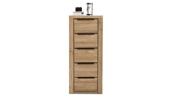 Kommode 2561 GRETA Schubkastenschrank Eiche teilmassiv