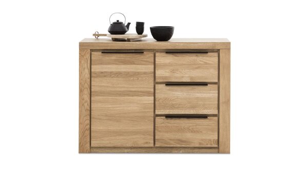 Kommode 2562 GRETA Sideboard in Eiche teilmassiv 108 cm