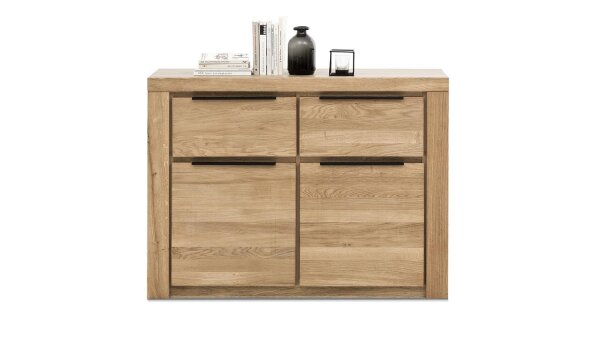 Kommode 2564 GRETA Sideboard in Eiche teilmassiv 108 cm