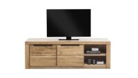 Wohnwand GRETA Schrank Set 4-tlg Eiche teilmassiv 338 cm