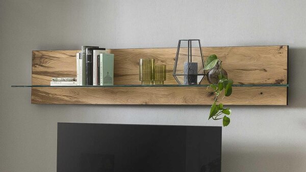 Wandboard 2270 JANNE Wandregal in Eiche furniert 168 cm