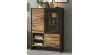 Vitrine 2272 JANNE Schrank Highboard in Eiche furniert