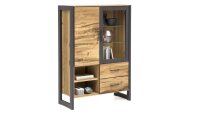 Vitrine 2272 JANNE Schrank Highboard in Eiche furniert