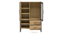 Vitrine 2272 JANNE Schrank Highboard in Eiche furniert