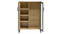 Vitrine 2274 JANNE Schrank Highboard in Eiche furniert...