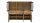 Highboard 2275 JANNE Schrank Vitrine in Eiche furniert 6-türig